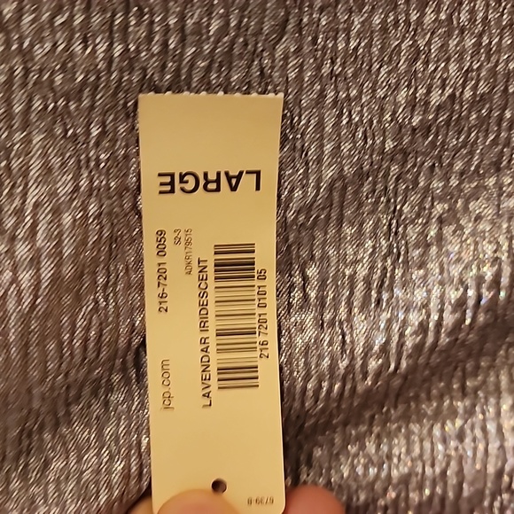 Lavender iridescent skirt - Picture 4 of 6